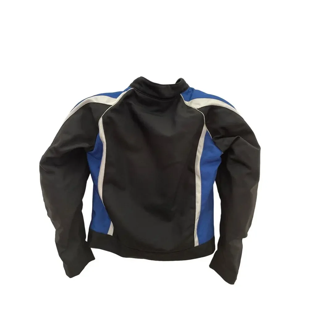 BMW Juniors Size Medium‎ Black Blue Motorad Club Rider Racing Jacket